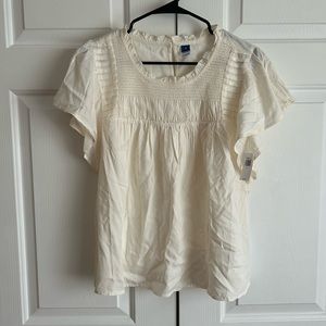 NWT Old Navy Cream Color Blouse
